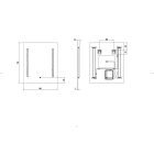 AREZZO design páramentes tükör LED világítással 60x70 cm