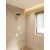 Arezzo Design Elegant matt fehér falsík alatti zuhanyrendszer, zuhanyszettel, esőztetővel, falon belüli egységgel
