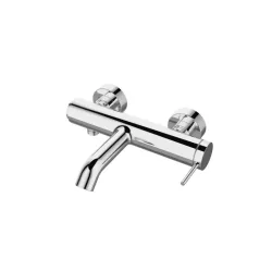   Arezzo Design Slimfield króm fali egykaros kerámiabetétes kádtöltő csaptelep
