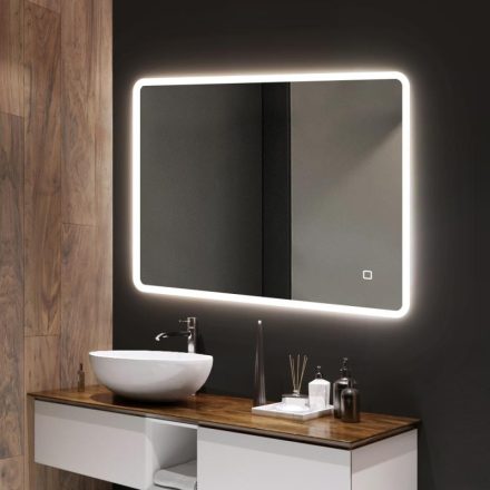 AREZZO design páramentes tükör LED világítással 100x70 cm, AR-3017