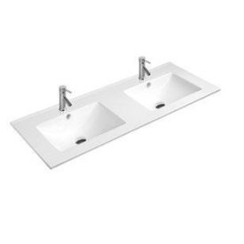 Lowell dupla mosdótál 120 cm, matt fehér