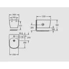 AREZZO design CHARLTON függesztett bidet
