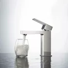 Arezzo Design Cubefield króm álló egykaros kerámiabetétes mosdó csaptelep
