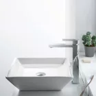 Arezzo Design Cubefield króm álló egykaros kerámiabetétes magasított mosdó csaptelep