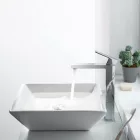 Arezzo Design Cubefield króm álló egykaros kerámiabetétes magasított mosdó csaptelep