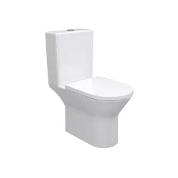   AREZZO design VERMONT peremnélküli monoblokkos wc csésze alsó/hátsó kifolyású, mély öblítésű