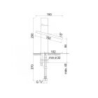 AREZZO design Artfield fekete egykaros kerámiabetétes mosdó csaptelep