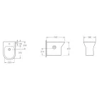 AREZZO design VERMONT álló bidet