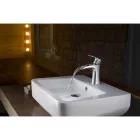 Arezzo Design Wakefield Cascade króm álló egykaros kerámiabetétes vízeséses mosdó csaptelep