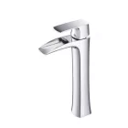 Arezzo Design Wakefield Cascade króm álló egykaros kerámiabetétes vízeséses magasított mosdó csaptelep