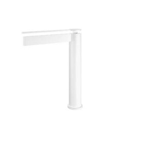   Arezzo Design Elegant matt fehér álló egykaros kerámiabetétes magasított mosdó csaptelep