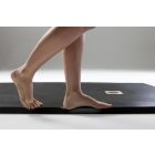 AREZZO design SOLIDSoft zuhanytálca 90x90 cm, FEKETE, színazonos lefolyóval