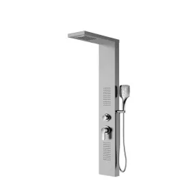Arezzo Design Columbia zuhanypanel szálcsiszolt króm