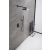 Arezzo Design Rockfield fekete falsík alatti egykaros kerámiabetétes zuhany csaptelep esőztetővel