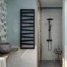 AREZZO design DIAGONAL BLACK 500x1200 törölközőszárító radiátor