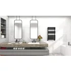 AREZZO design FLAT BLACK 500x800 törölközőszárítós radiátor
