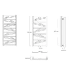AREZZO design FRISCO WHITE 500x1200 törölközőszárító radiátor