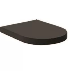   AREZZO design INDIANA Soft Close lecsapódásgátlós WC tető Fekete