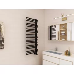 AREZZO design LINEAR BLACK 500x1200 törölközőszárító radiátor