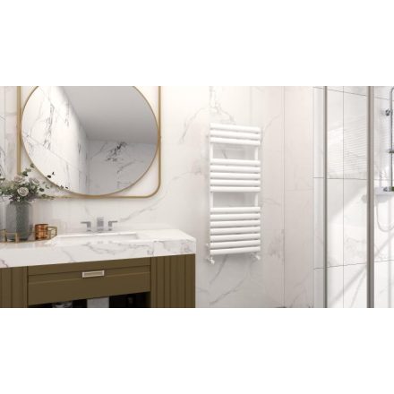 AREZZO design MOON WHITE 500x1200 törölközőszárítós radiátor