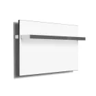 AREZZO design ONYX 1 WHITE MATT elektromos törölközőszárító radiátor, matt fehér