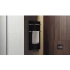 AREZZO design ONYX BLACK 2, 470x900 elektromos törölközőszárító radiátor