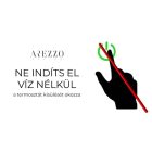 AREZZO design Fűtőpatron törölközőszárító radiátorhoz termosztátos hőfokszabályozóval - fekete 600w