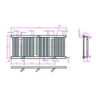 AREZZO design SMART ANTRACIT 500x1200 törölközőszárító radiátor