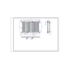 AREZZO design SMART ANTRACIT 500x800 törölközőszárító radiátor