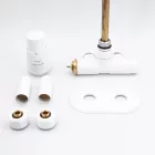 AREZZO design SPEARPEX/UNICO radiátorszelep, fehér, balos