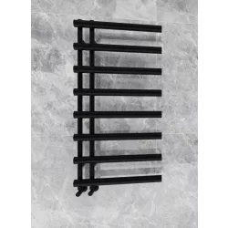   AREZZO design TUBE ANTRACIT 600x1200 törölközőszárítós radiátor, matt fekete