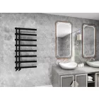 AREZZO design TUBE ANTRACIT 600x1200 törölközőszárítós radiátor, matt fekete