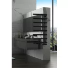 AREZZO design TUBE ANTRACIT 600x1200 törölközőszárítós radiátor, matt fekete