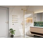 AREZZO design TUBELINE 455x755 falsík alatti elektromos törölközőszárító radiátor szálcsiszolt arany