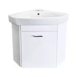   VivaStyle Arda sarokszekrény Arda porcelán sarokmosdóval 46x46 cm