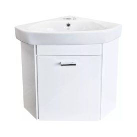   VivaStyle Arda sarokszekrény Arda porcelán sarokmosdóval 46x46 cm