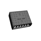 öntöttvas rács URBAN típus szegély fekete Dext.549x455 PL.450x450 Hext.240 EUROPE D400 (AX-KG-5141D)