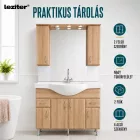 Bianca Plus 105 komplett fürdőszobabútor, sonoma tölgy színben