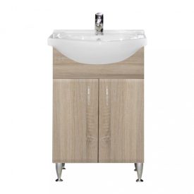   Bianca Plus 55 alsó szekrény mosdóval, sonoma tölgy színben