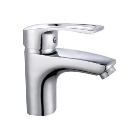   Quadrat Block króm álló egykaros kerámiabetétes mosdó csaptelep