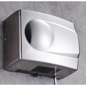   Infrás Elektromos rozsdamentes acél kézszárító króm színben 1250 W, BO2706