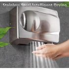 Infrás Elektromos rozsdamentes acél kézszárító króm színben 1250 W, BO2706