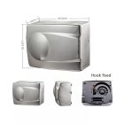 Infrás Elektromos rozsdamentes acél kézszárító króm színben 1250 W, BO2706