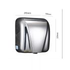 Infrás Elektromos rozsdamentes acél kézszárító króm színben 1800 W, BO4501