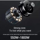 Infrás Elektromos rozsdamentes acél kézszárító króm színben 1800 W, BO4501