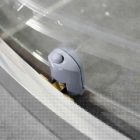 Diplon 90x90 cm íves két tolóajtós zuhanykabin zuhanytálcával és króm szifonnal, krómozott elemekkel, 190 cm magas