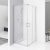 Diplon 90x90 cm szögletes két tolóajtós zuhanykabin, 5mm edzett matt üveggel, 190 cm magas