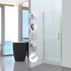 Solo New 100x195 cm zuhanyajtó 6mm biztonsági üveggel