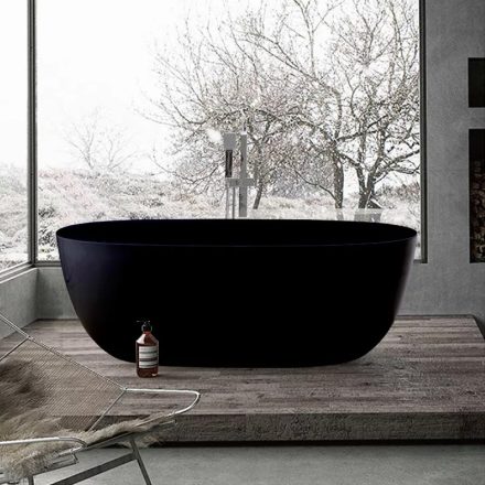 Diplon Dark Nora 170 cm es szabadon álló akril fürdőkád