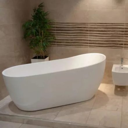 Diplon Wave 170 cm es szabadon álló akril fürdőkád